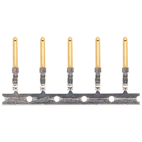 压接式公端子 - 镀金，100件/卷的图片