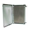 24×16×9英寸（61×40.6×22.9厘米）NEMA-4X级防风雨接线盒，带前后安装板的图片