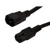 High Temperature Power Cord - C14 to C15 - 15 Amp - 6 FT - Black的图片
