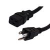 Server Power Cord - NEMA 5-15P to C19 - 15 Amp - 3 FT - Black的图片