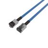 Plenum Rated Shielded Category 6a Cable, RJ45 / RJ45, 23AWG Solid, Blue, 50.0ft的图片