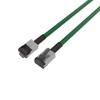 Plenum Rated Shielded Category 6a Cable, RJ45 / RJ45, 23AWG Solid, Green 2.0ft的图片