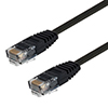 Category 6 Flat Patch Cable, RJ45 / RJ45, Black, 5.0 ft的图片