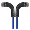 6类直角型RJ45以太网跳线，直角左出线/直角右出线，蓝，30英尺（9.1米）的图片