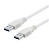 USB 3.0 Type A to A White Cable 1M的图片